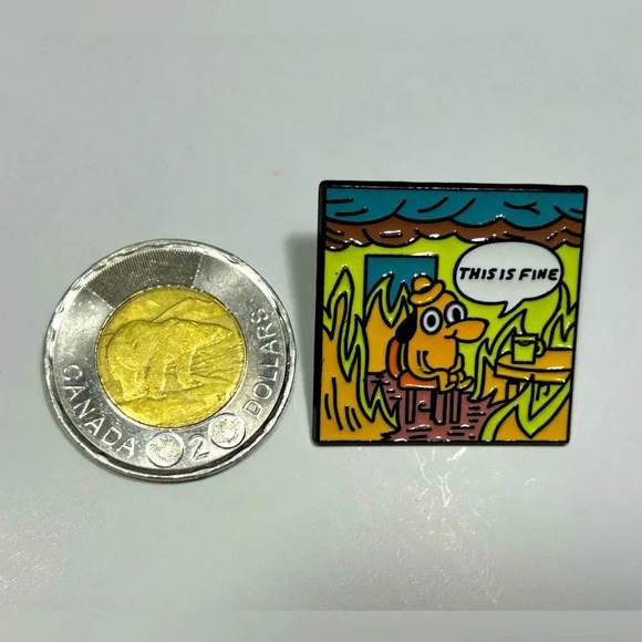 Gunshow ‘On Fire’ Comic - This is  fine. Meme Pin 🔥 - Picture 2 of 5